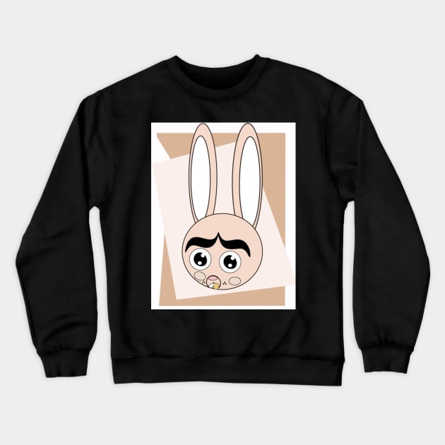 gold tooth wabbit Crewneck Sweatshirt by brandonfoster1650